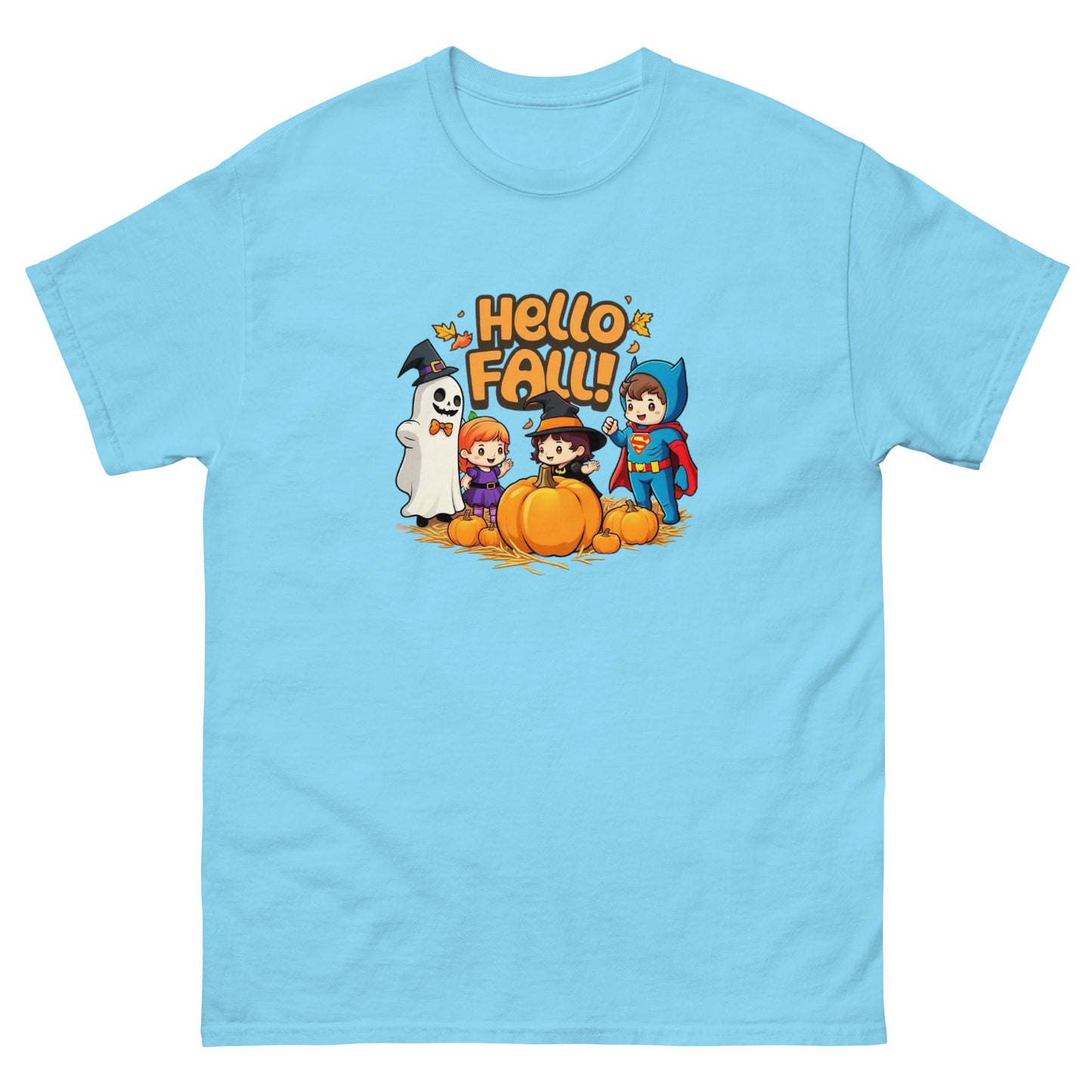 Hello Fall Unisex classic tee  from Rare Plus Apparel – unique movie & pop culture inspired design.