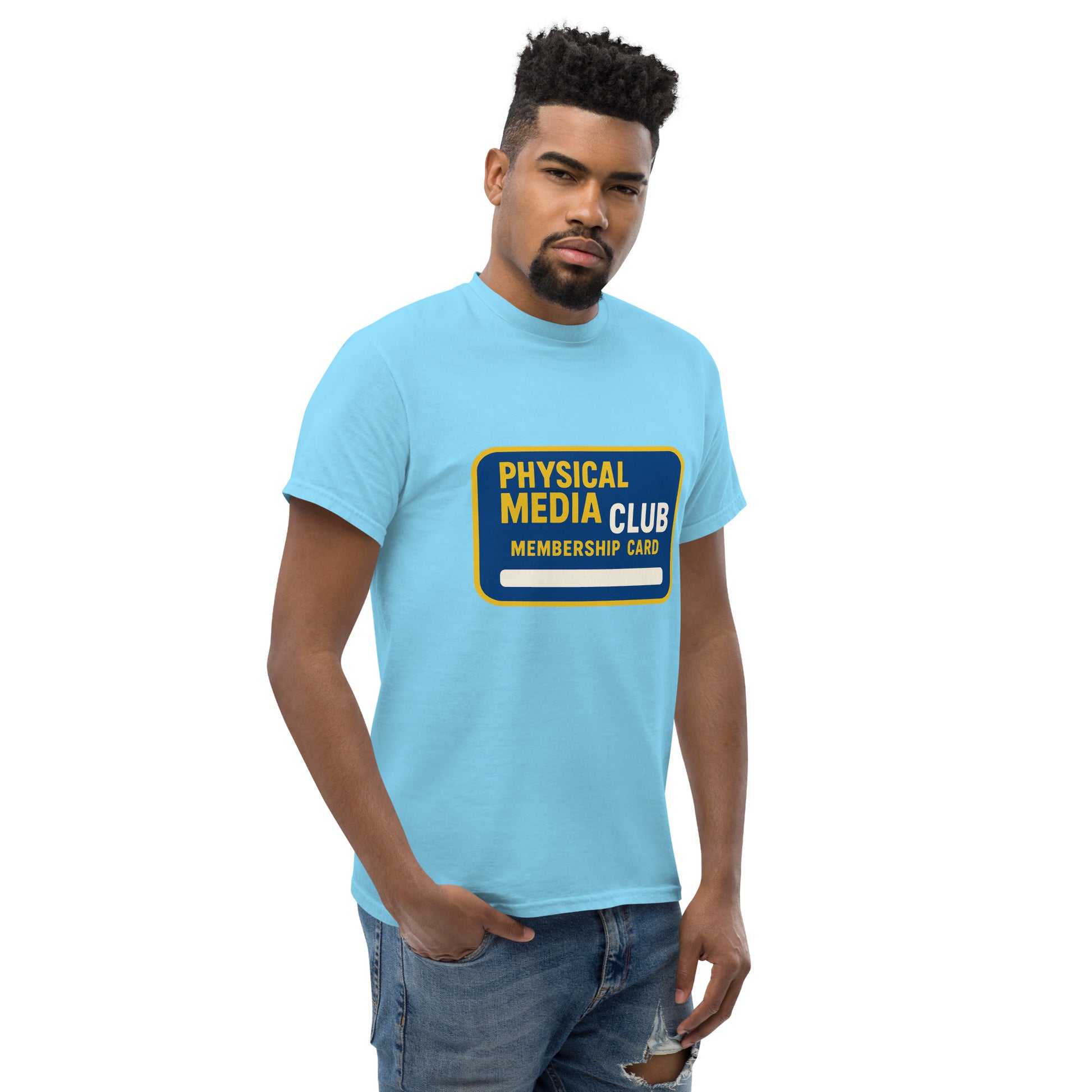 Physical Media Club Unisex classic tee  from Rare Plus Apparel – unique movie & pop culture inspired design.
