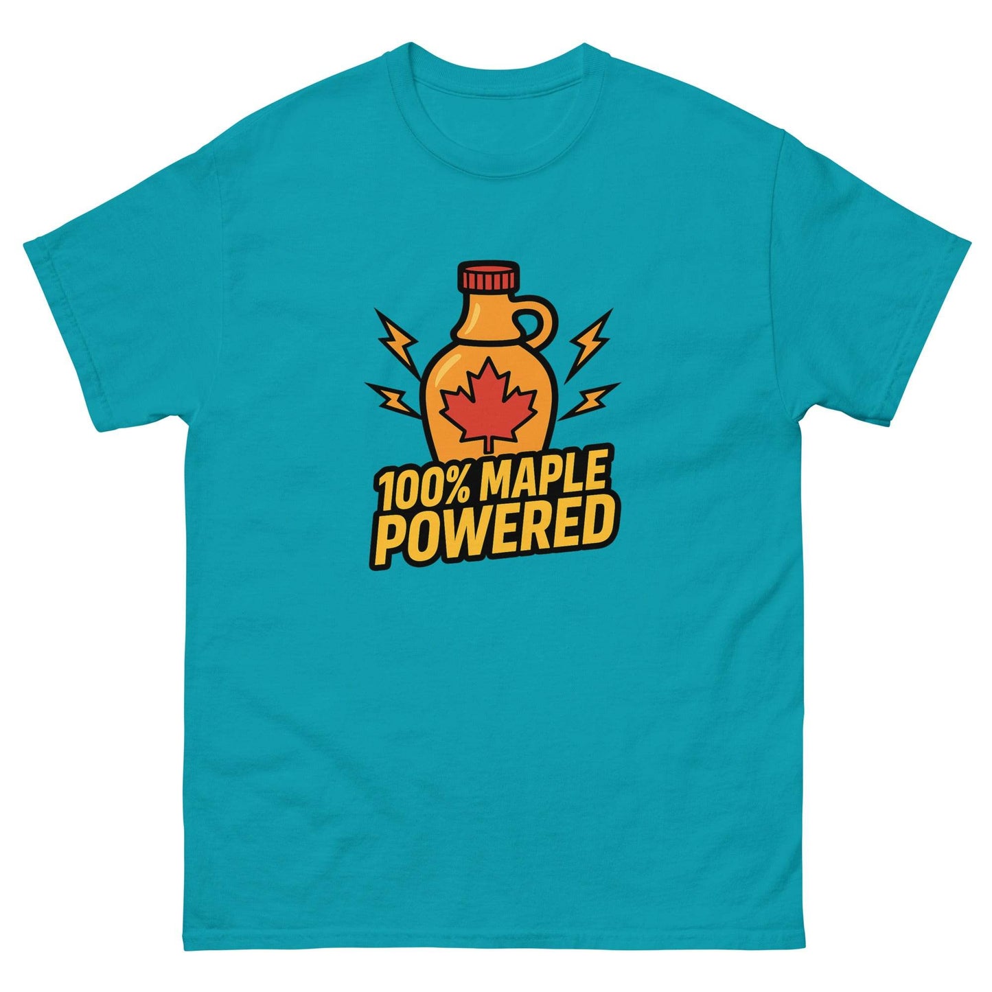 100% Maple Powered Unisex classic tee  from Rare Plus Apparel – unique movie & pop culture inspired design.