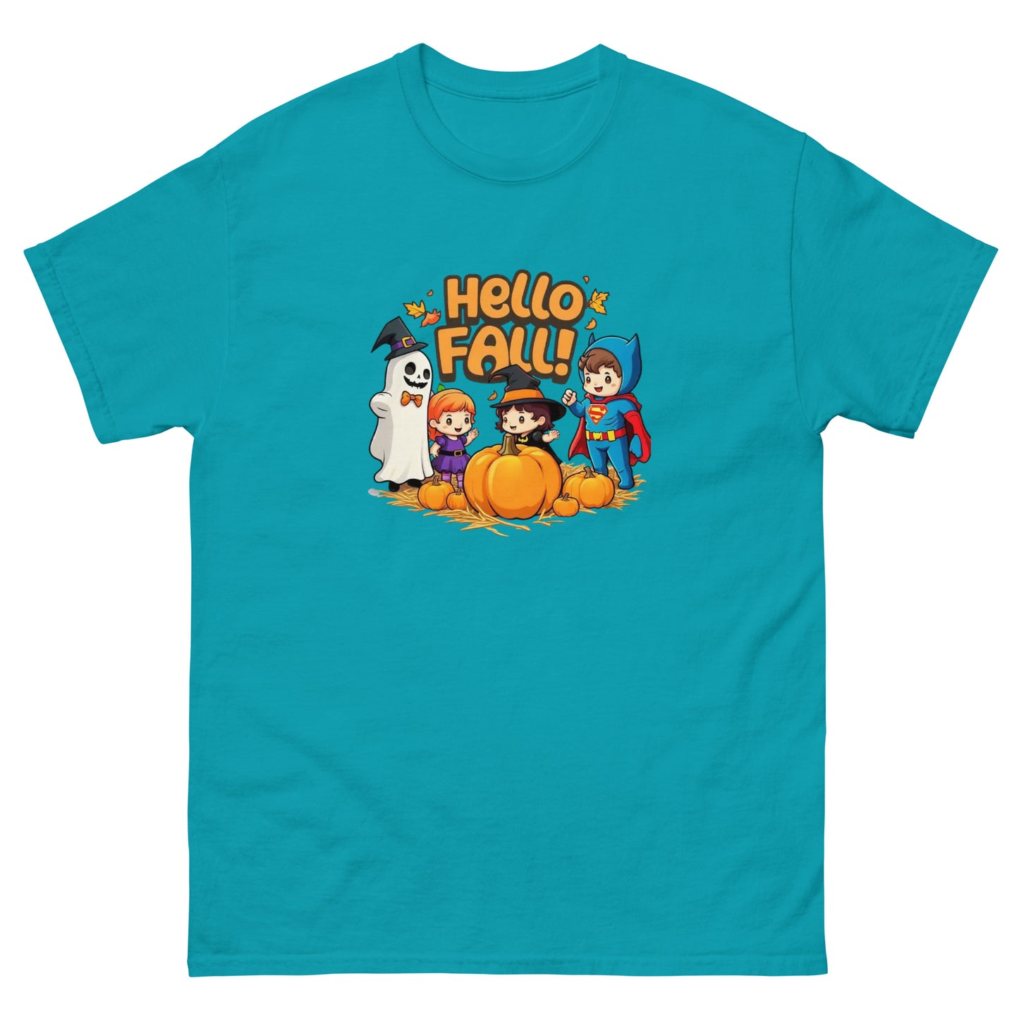 Hello Fall Unisex classic tee  from Rare Plus Apparel – unique movie & pop culture inspired design.