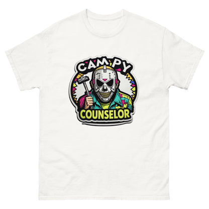 Campy Counselor Unisex classic tee  from Rare Plus Apparel – unique movie & pop culture inspired design.