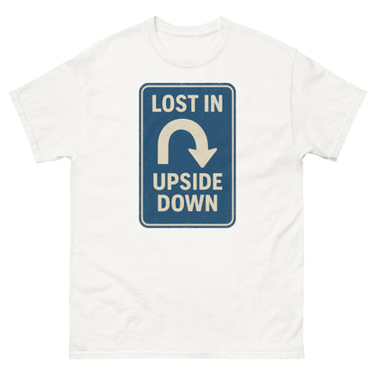 Lost in the Upside Down Unisex classic tee  from Rare Plus Apparel – unique movie & pop culture inspired design.