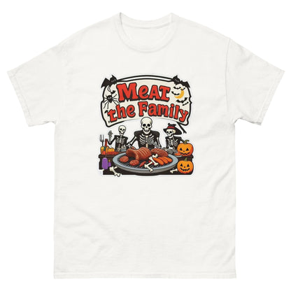 Meat The Family Unisex classic tee  from Rare Plus Apparel – unique movie & pop culture inspired design.
