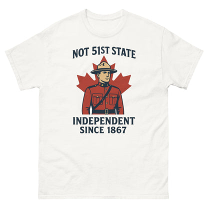 Not 51st State Mountie Unisex classic tee  from Rare Plus Apparel – unique movie & pop culture inspired design.
