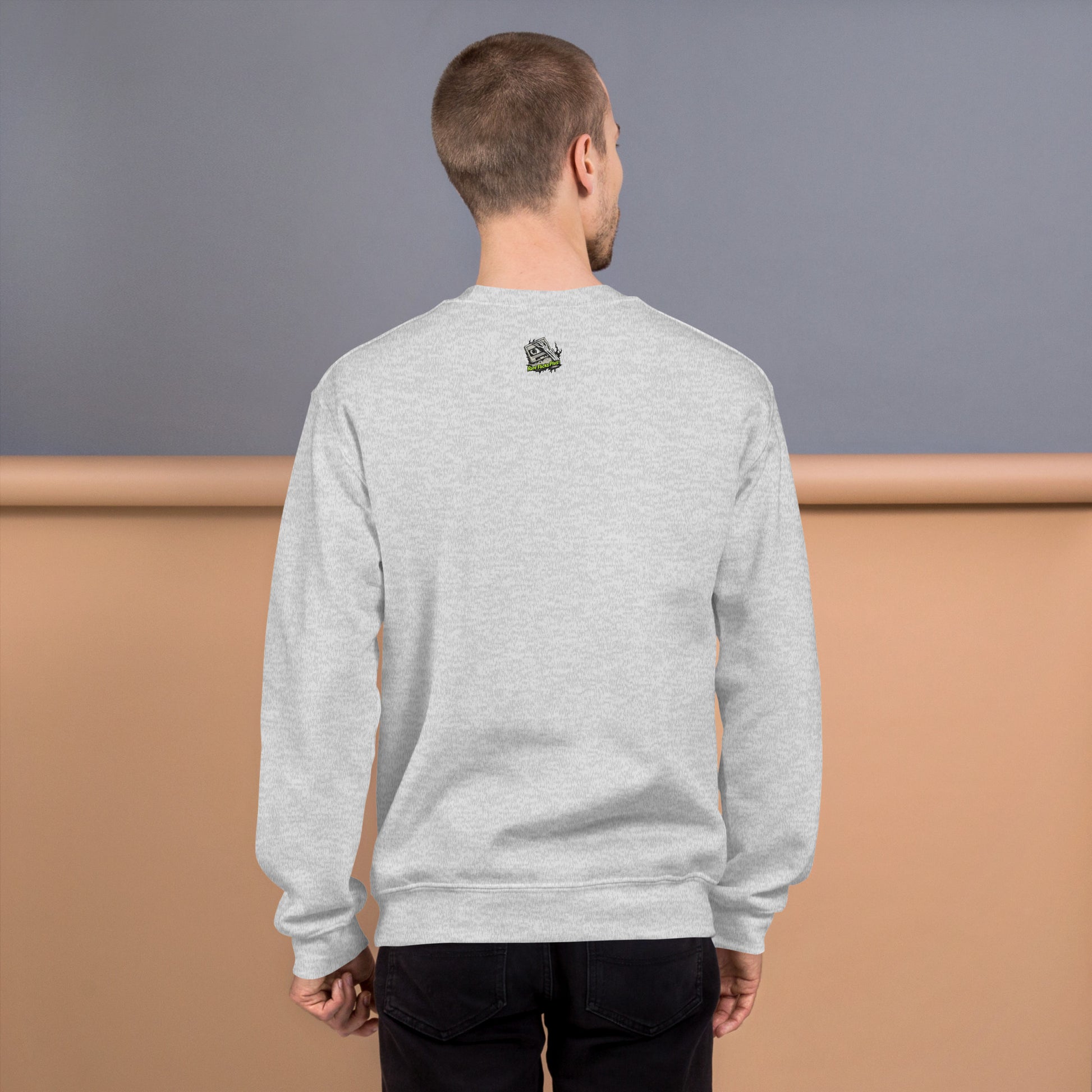 Haunted Halloween House Unisex Sweatshirt  from Rare Plus Apparel – unique movie & pop culture inspired design.