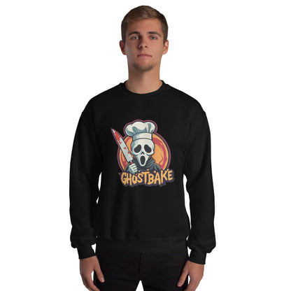 GhostBake Unisex Sweatshirt  from Rare Plus Apparel – unique movie & pop culture inspired design.