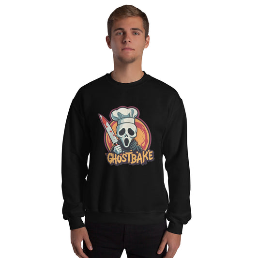 GhostBake Unisex Sweatshirt  from Rare Plus Apparel – unique movie & pop culture inspired design.