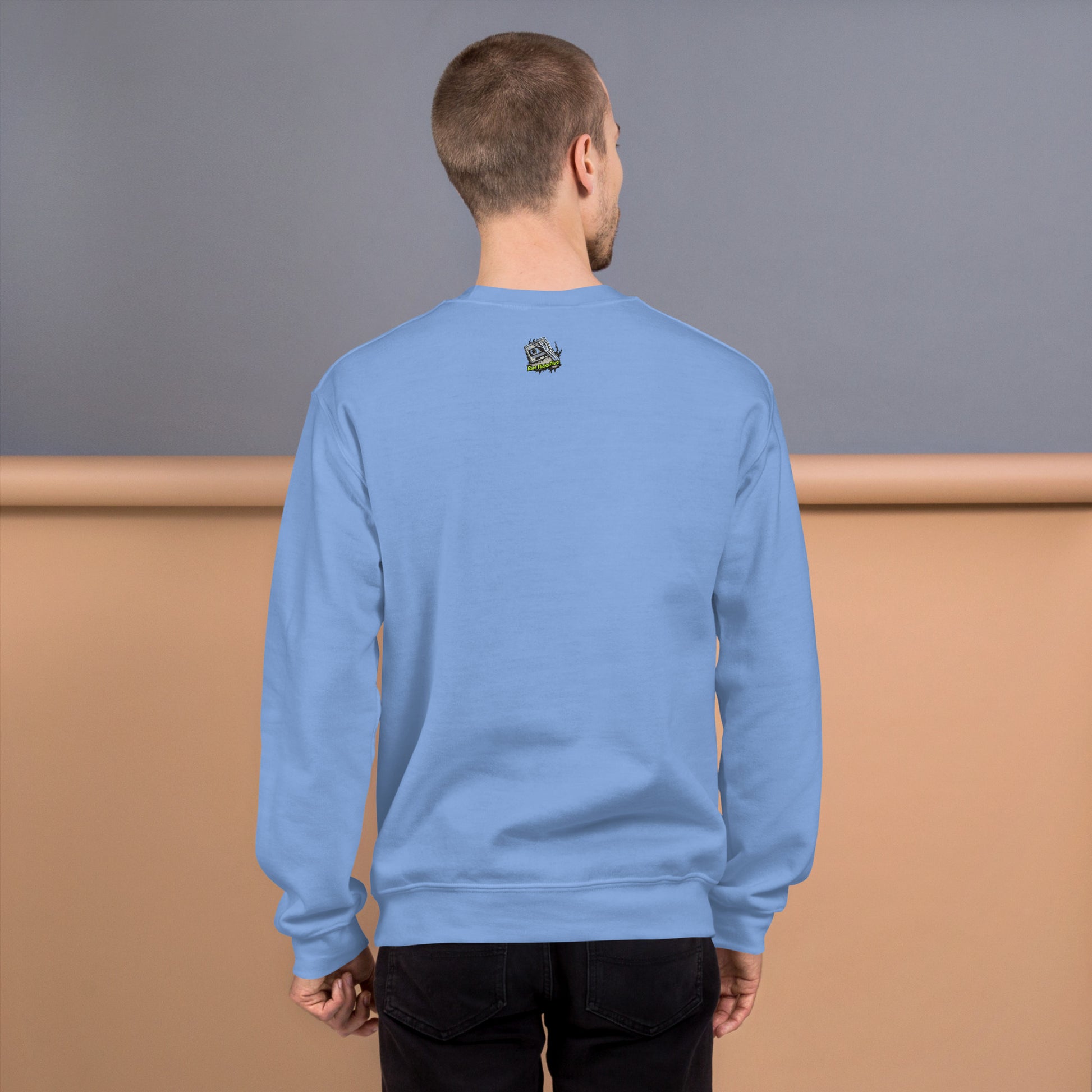 Haunted Halloween House Unisex Sweatshirt  from Rare Plus Apparel – unique movie & pop culture inspired design.