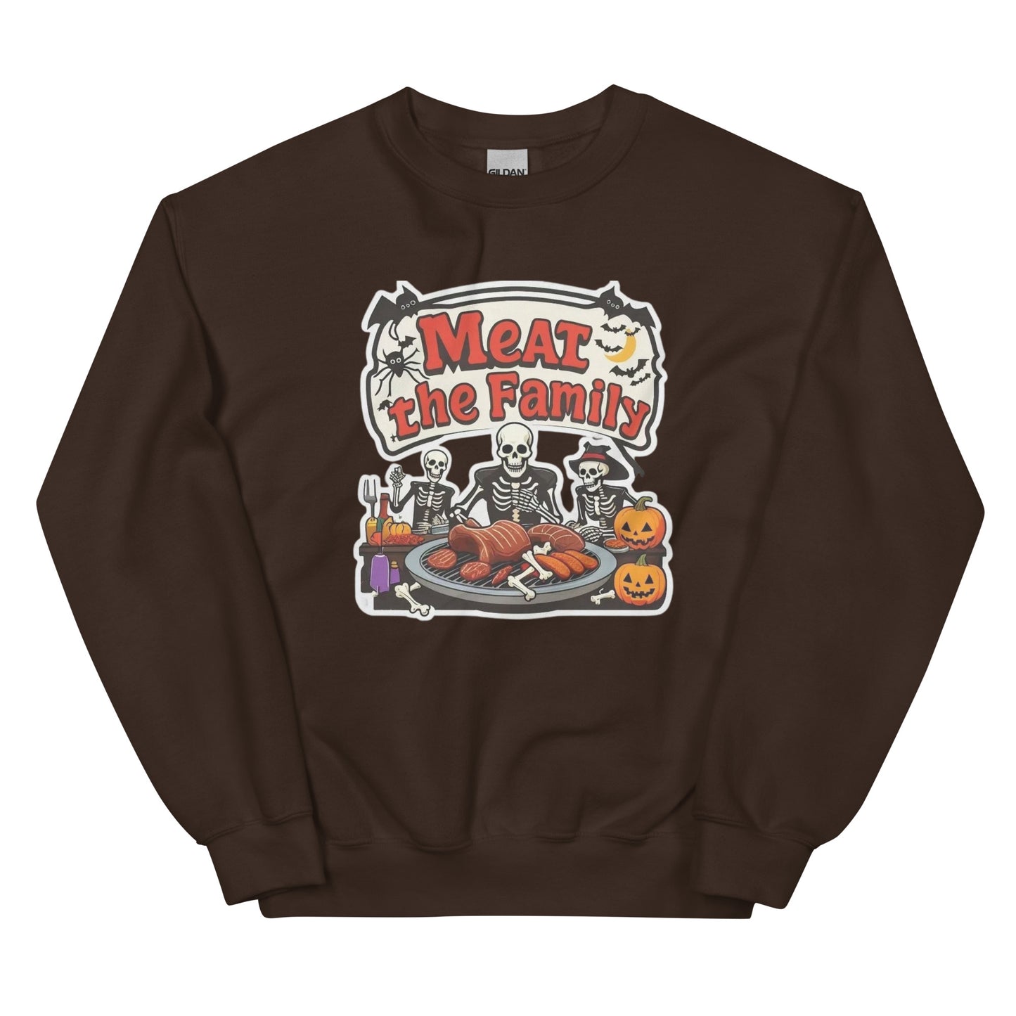 Meat The Family Unisex Sweatshirt  from Rare Plus Apparel – unique movie & pop culture inspired design.
