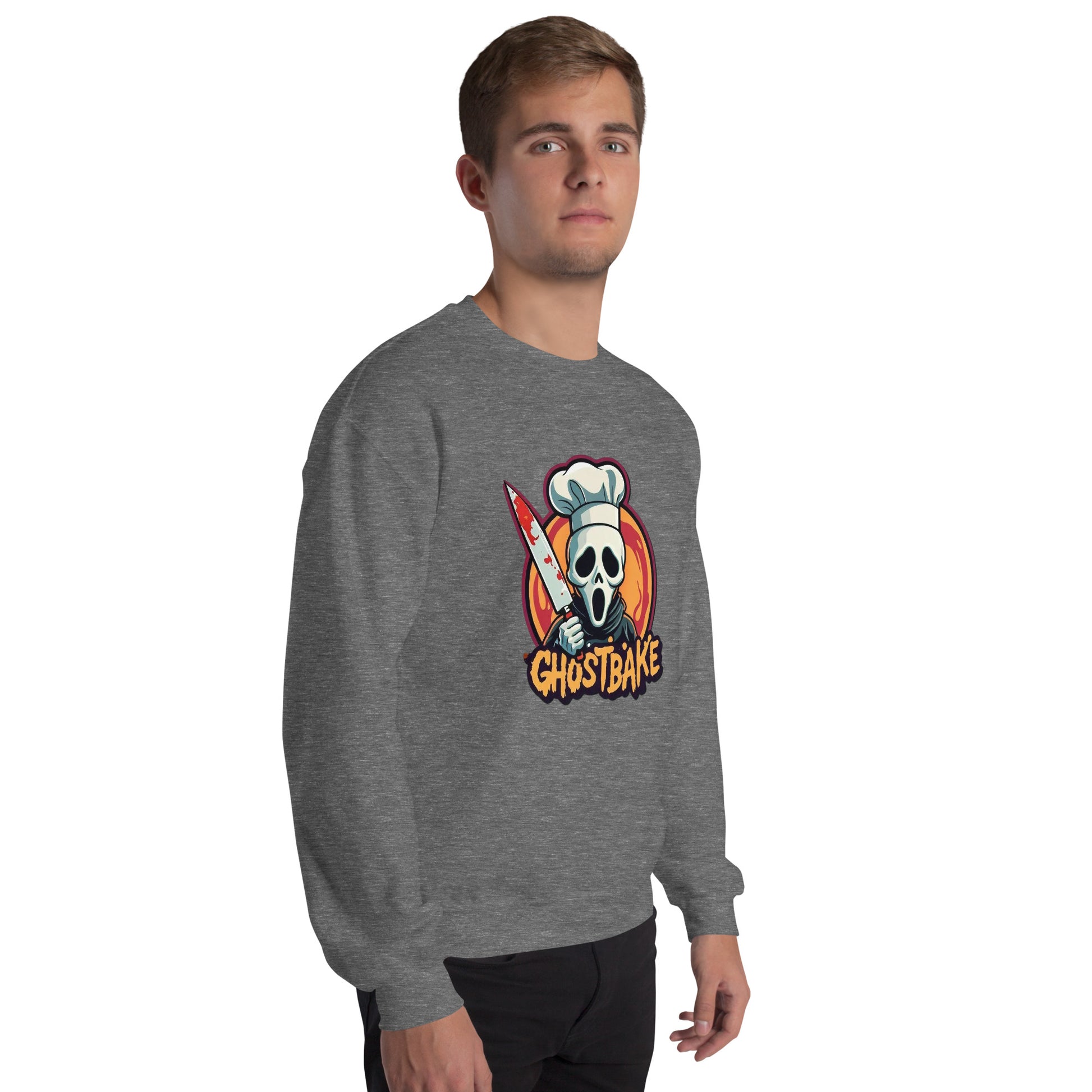 GhostBake Unisex Sweatshirt  from Rare Plus Apparel – unique movie & pop culture inspired design.