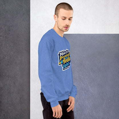 Make it a Physical Media Night Unisex Sweatshirt  from Rare Plus Apparel – unique movie & pop culture inspired design.