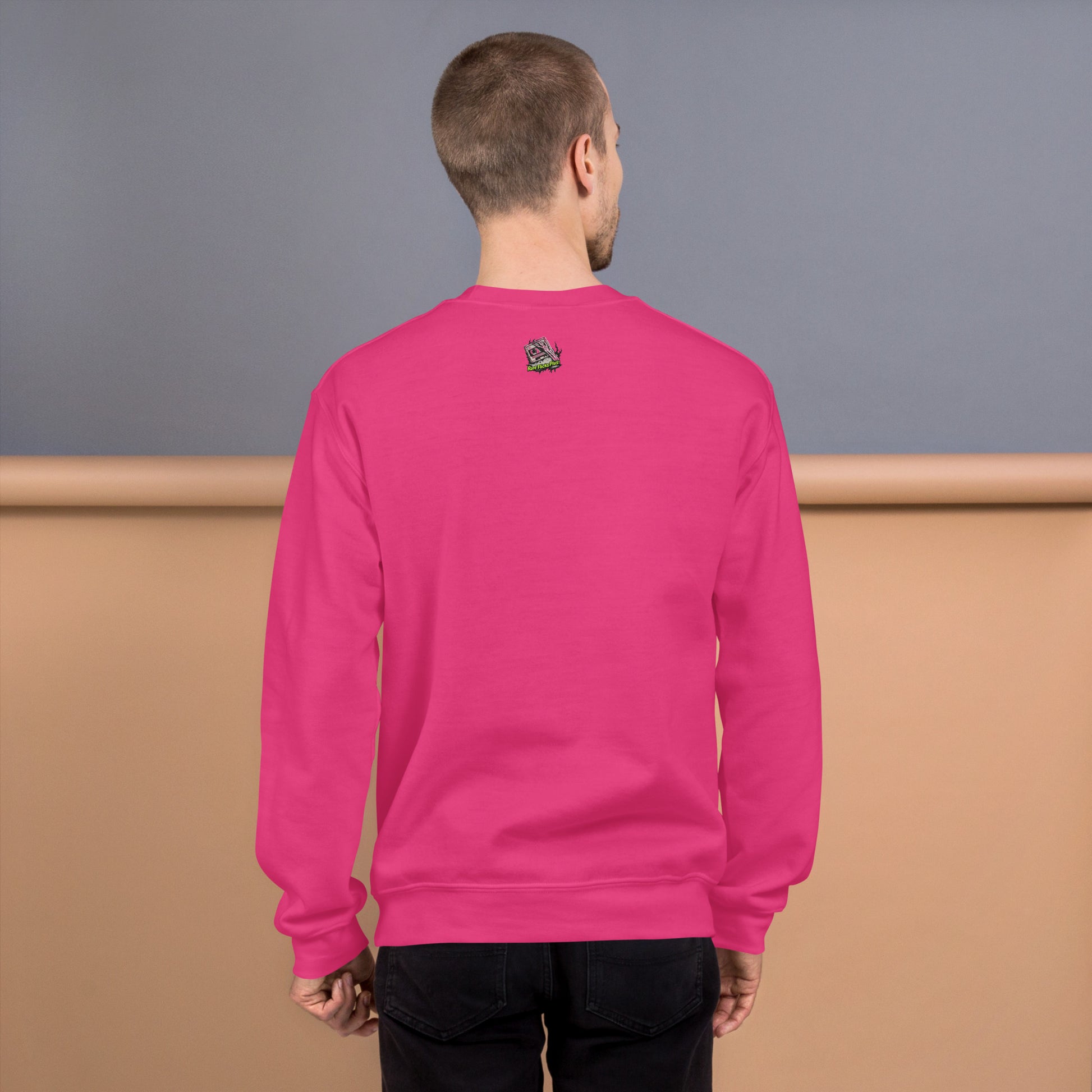 Haunted Halloween House Unisex Sweatshirt  from Rare Plus Apparel – unique movie & pop culture inspired design.