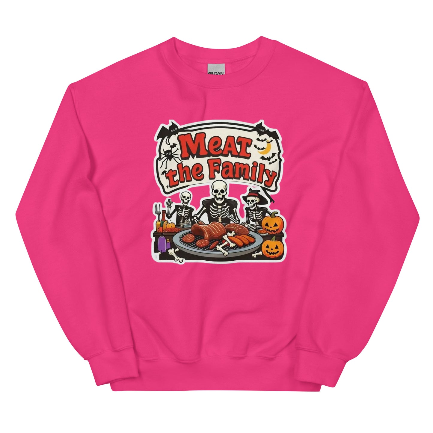 Meat The Family Unisex Sweatshirt  from Rare Plus Apparel – unique movie & pop culture inspired design.
