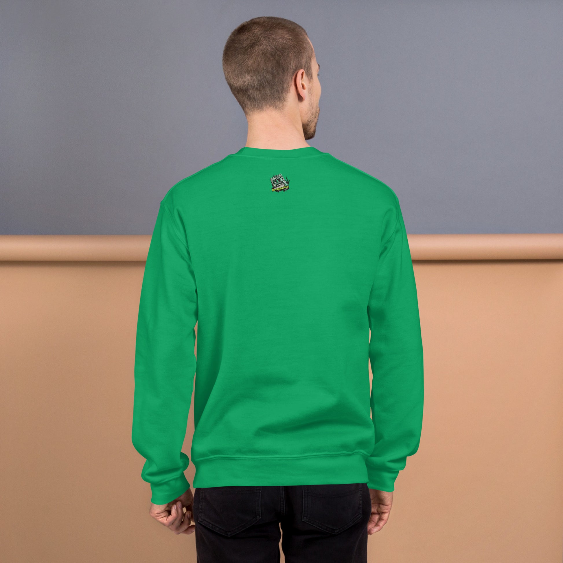 Haunted Halloween House Unisex Sweatshirt  from Rare Plus Apparel – unique movie & pop culture inspired design.