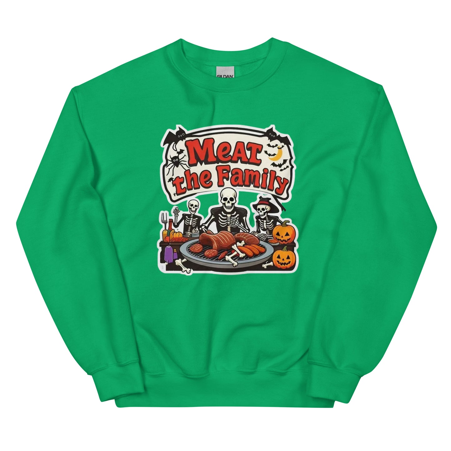 Meat The Family Unisex Sweatshirt  from Rare Plus Apparel – unique movie & pop culture inspired design.