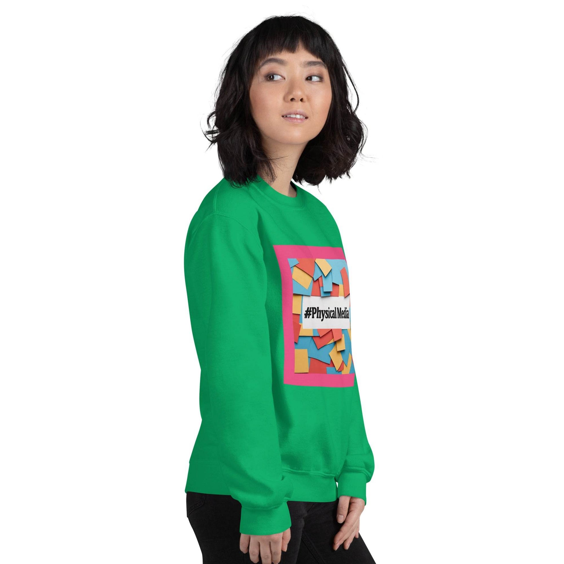 #PhysicalMedia Unisex Sweatshirt - Rare Plus Apparel!