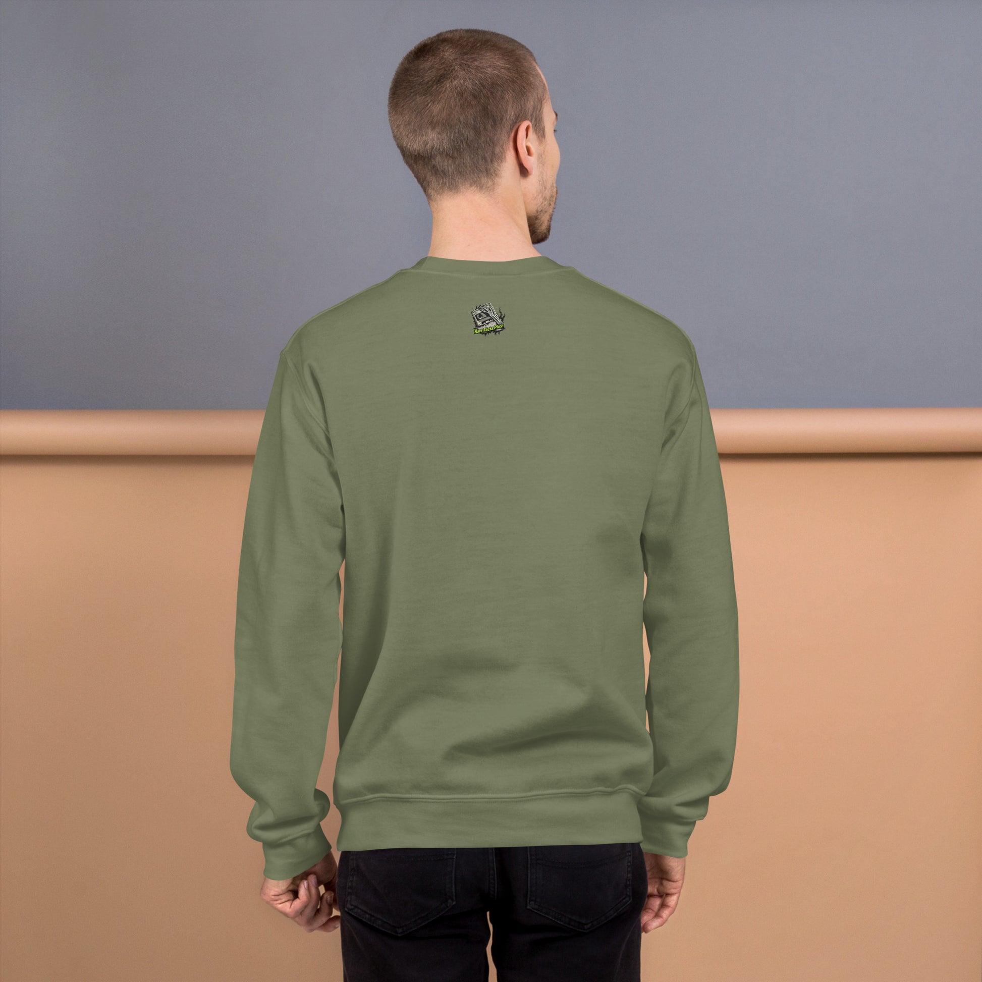 Haunted Halloween House Unisex Sweatshirt  from Rare Plus Apparel – unique movie & pop culture inspired design.