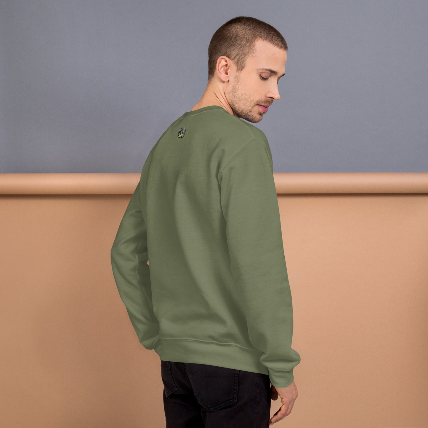 Haunted Halloween House Unisex Sweatshirt  from Rare Plus Apparel – unique movie & pop culture inspired design.