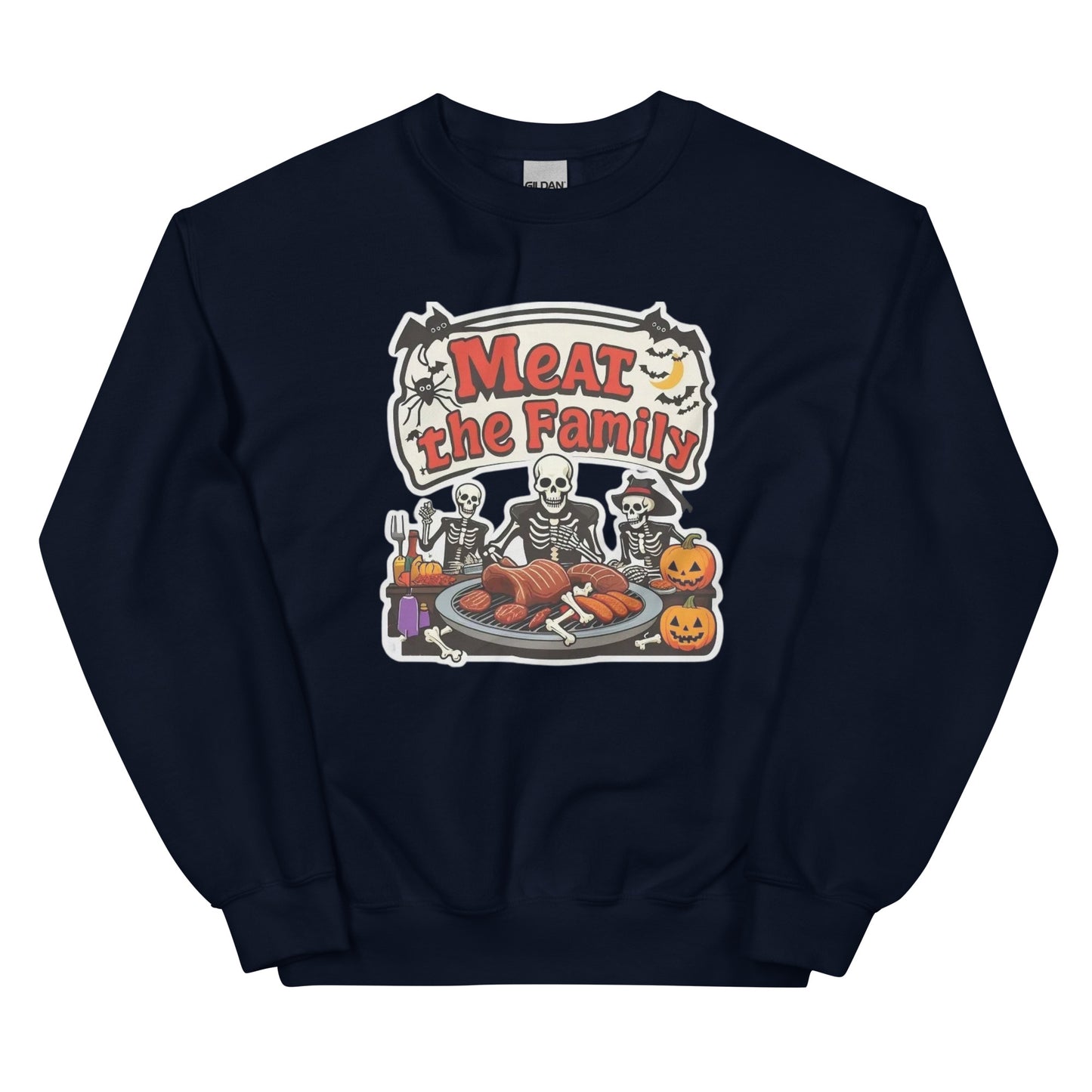 Meat The Family Unisex Sweatshirt  from Rare Plus Apparel – unique movie & pop culture inspired design.