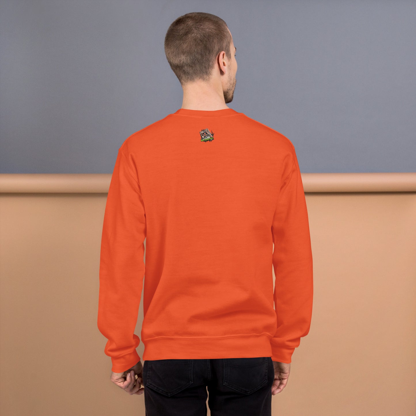 Haunted Halloween House Unisex Sweatshirt  from Rare Plus Apparel – unique movie & pop culture inspired design.