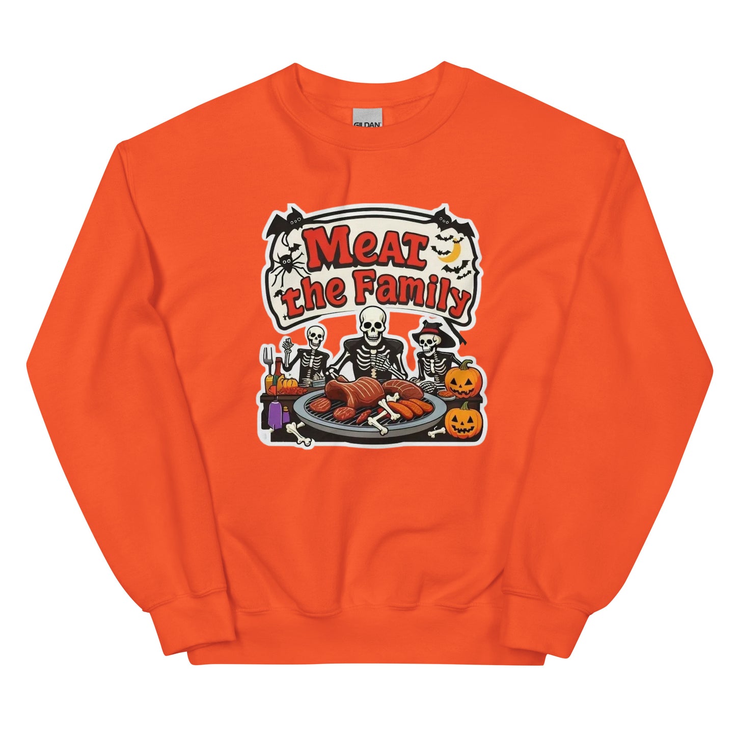 Meat The Family Unisex Sweatshirt  from Rare Plus Apparel – unique movie & pop culture inspired design.