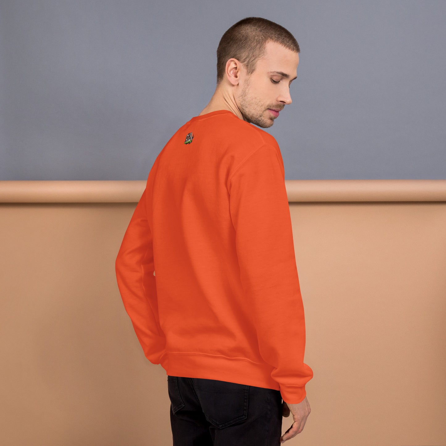 Haunted Halloween House Unisex Sweatshirt  from Rare Plus Apparel – unique movie & pop culture inspired design.