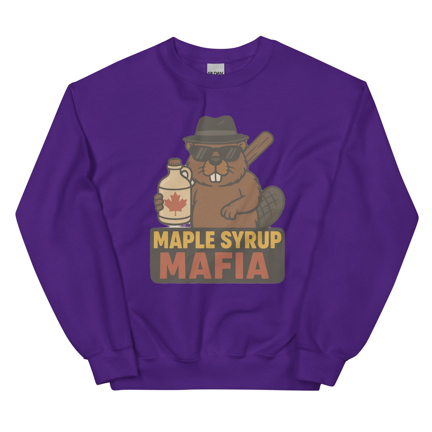 Maple Syrup Mafia Unisex Sweatshirt  from Rare Plus Apparel – unique movie & pop culture inspired design.