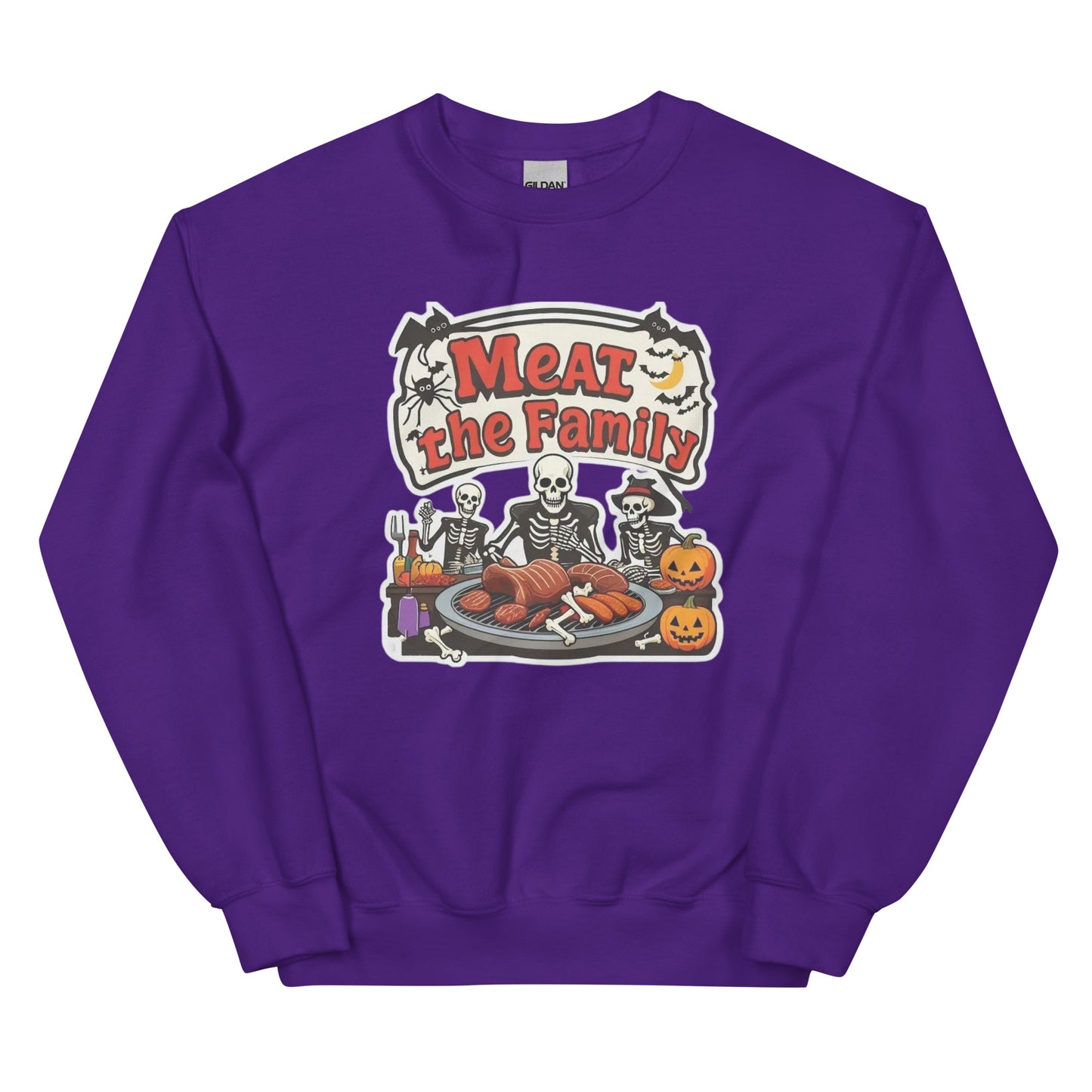 Meat The Family Unisex Sweatshirt  from Rare Plus Apparel – unique movie & pop culture inspired design.