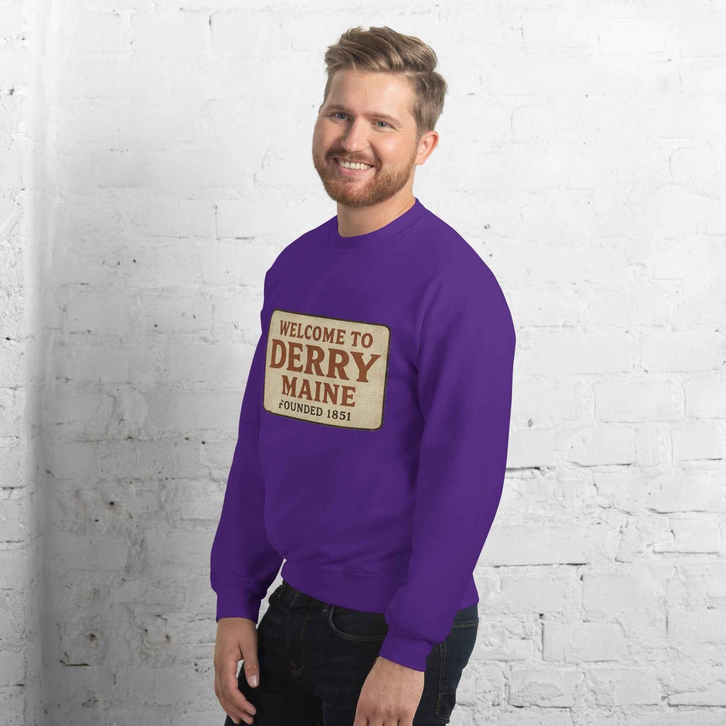 Welcome to Derry, Maine: Founded 1851 Unisex Sweatshirt