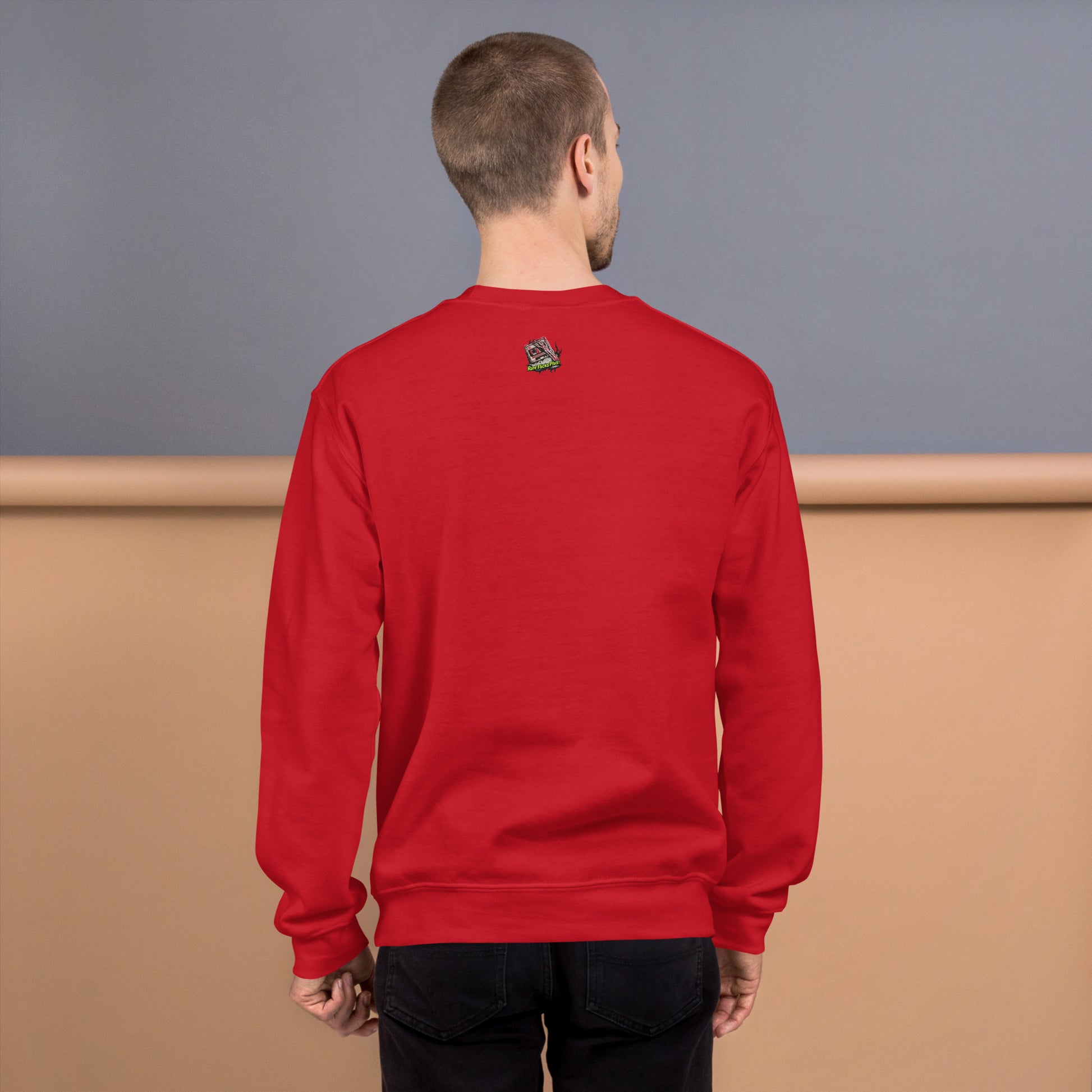 Haunted Halloween House Unisex Sweatshirt  from Rare Plus Apparel – unique movie & pop culture inspired design.