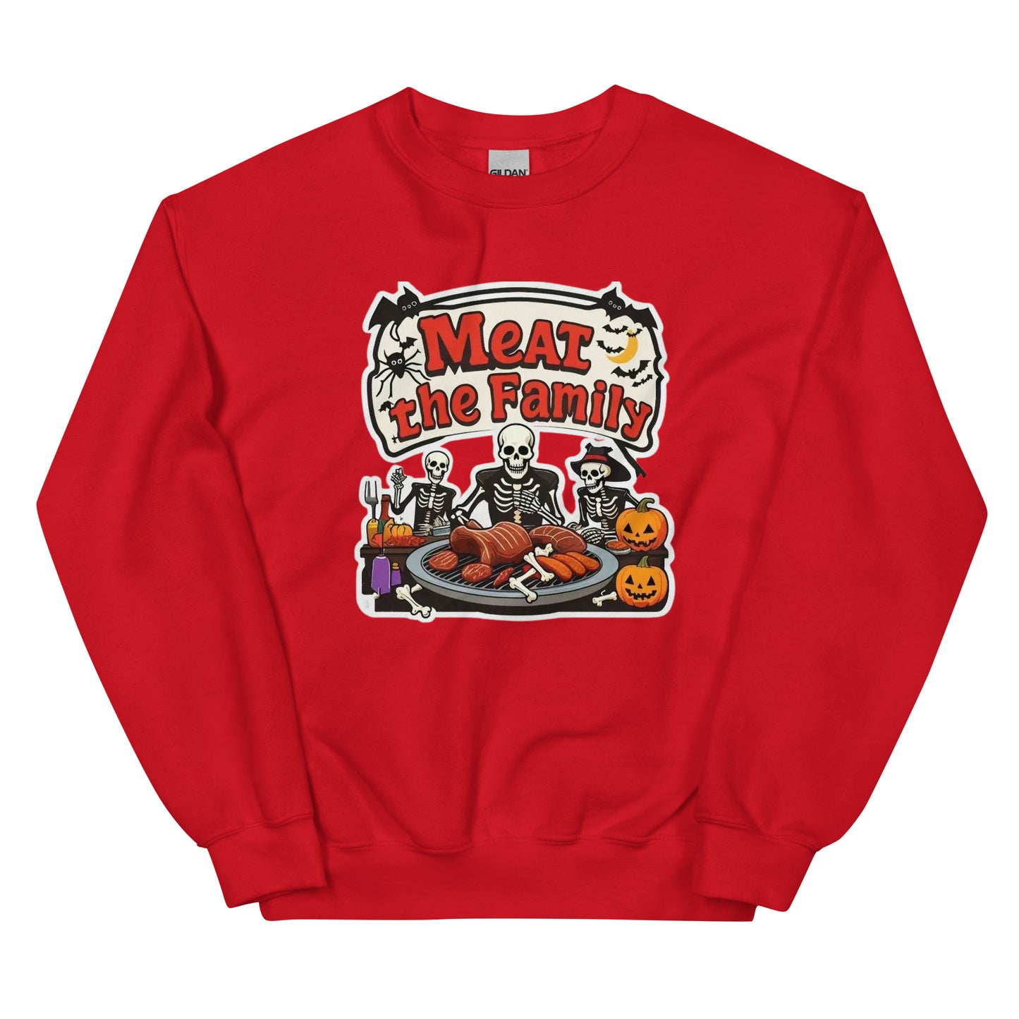 Meat The Family Unisex Sweatshirt  from Rare Plus Apparel – unique movie & pop culture inspired design.