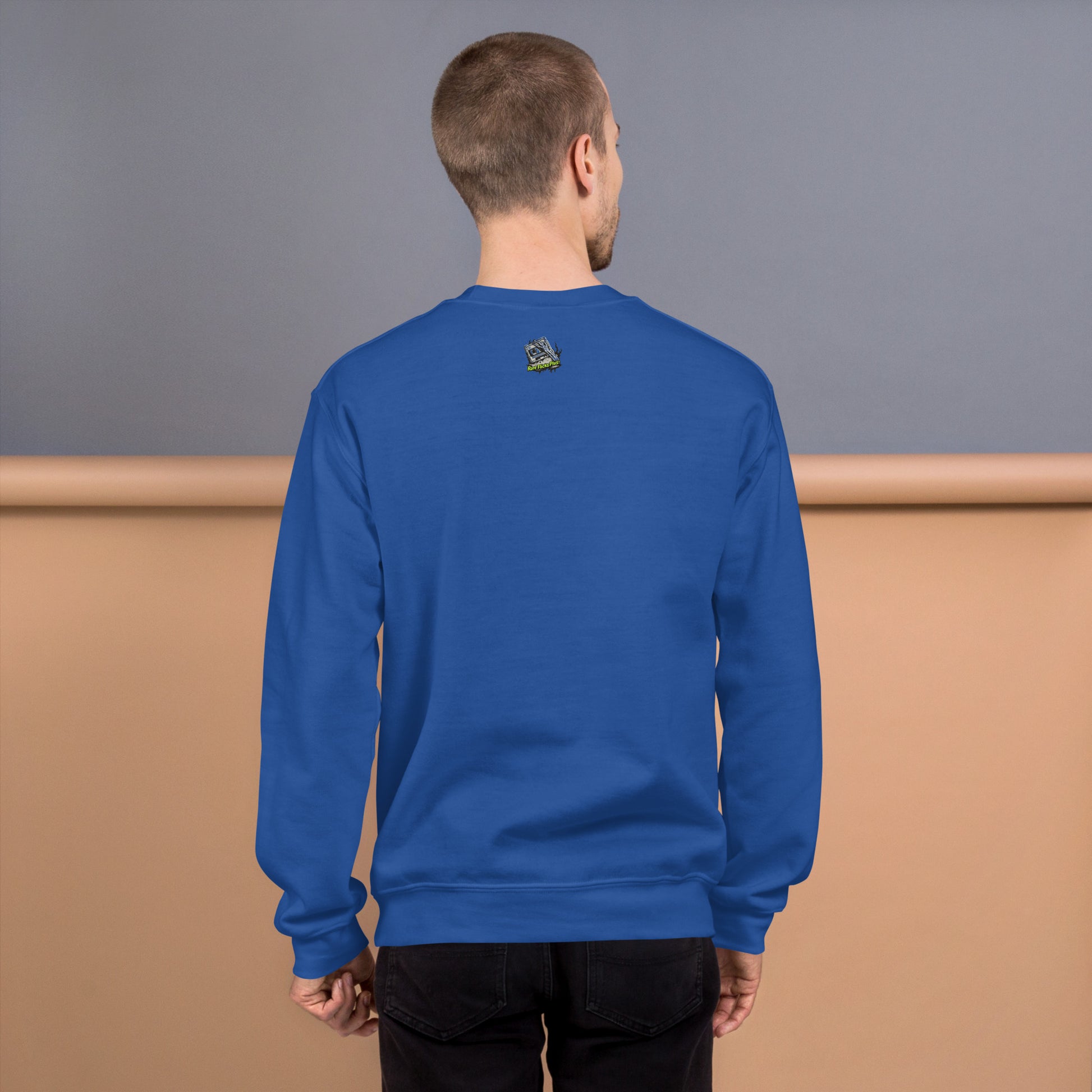 Haunted Halloween House Unisex Sweatshirt  from Rare Plus Apparel – unique movie & pop culture inspired design.