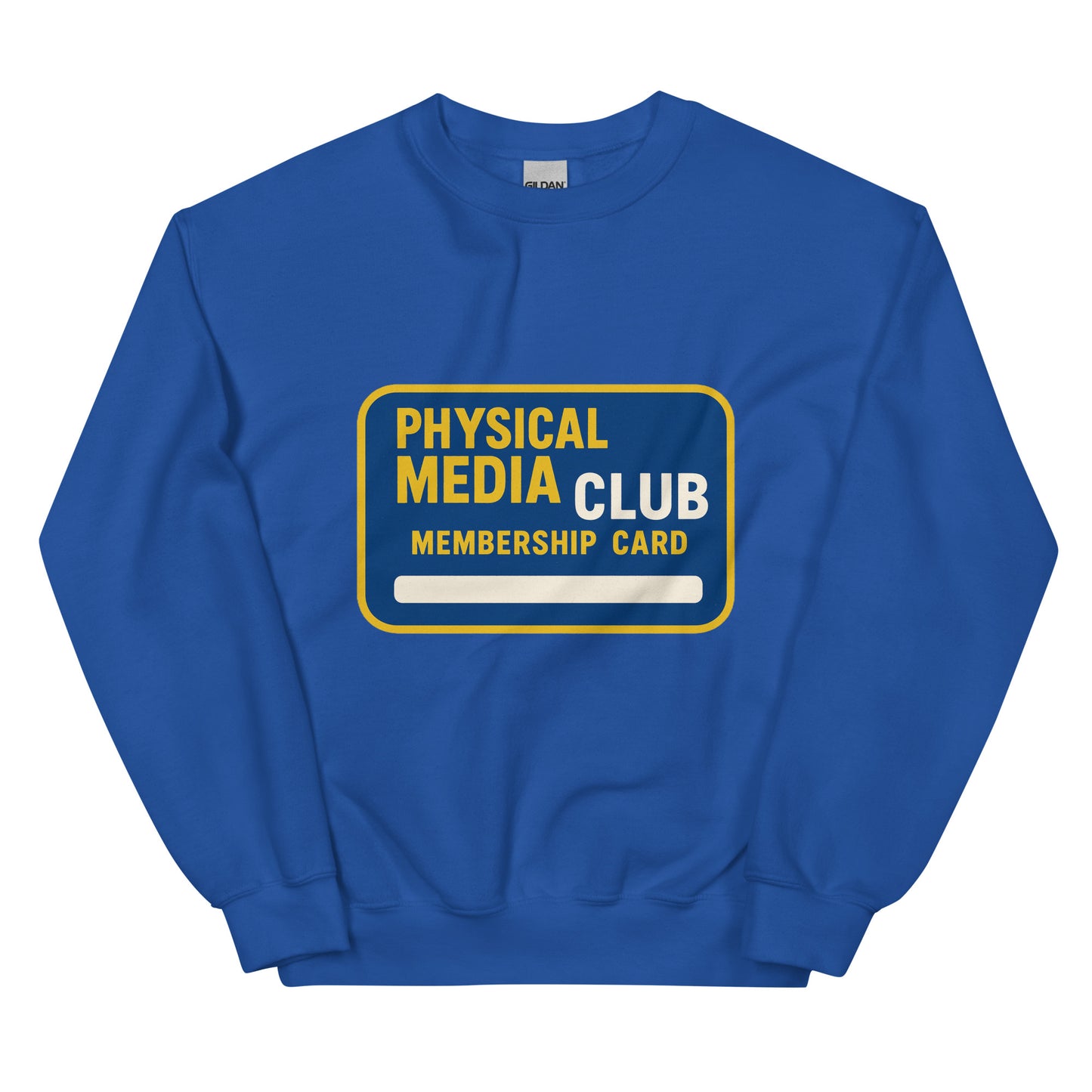 Physical Media Club Unisex Sweatshirt  from Rare Plus Apparel – unique movie & pop culture inspired design.