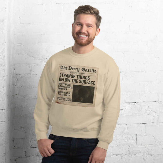 The Derry Gazette “Strange Things Below the Surface” Unisex Sweatshirt