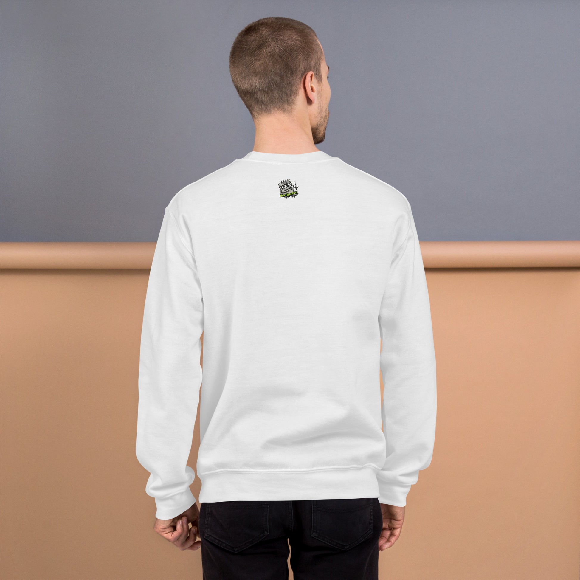 Haunted Halloween House Unisex Sweatshirt  from Rare Plus Apparel – unique movie & pop culture inspired design.