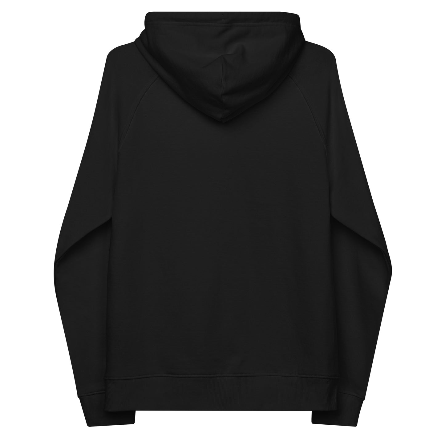 MAGA “Make America Go Away” Unisex eco raglan hoodie  from Rare Plus Apparel – unique movie & pop culture inspired design.