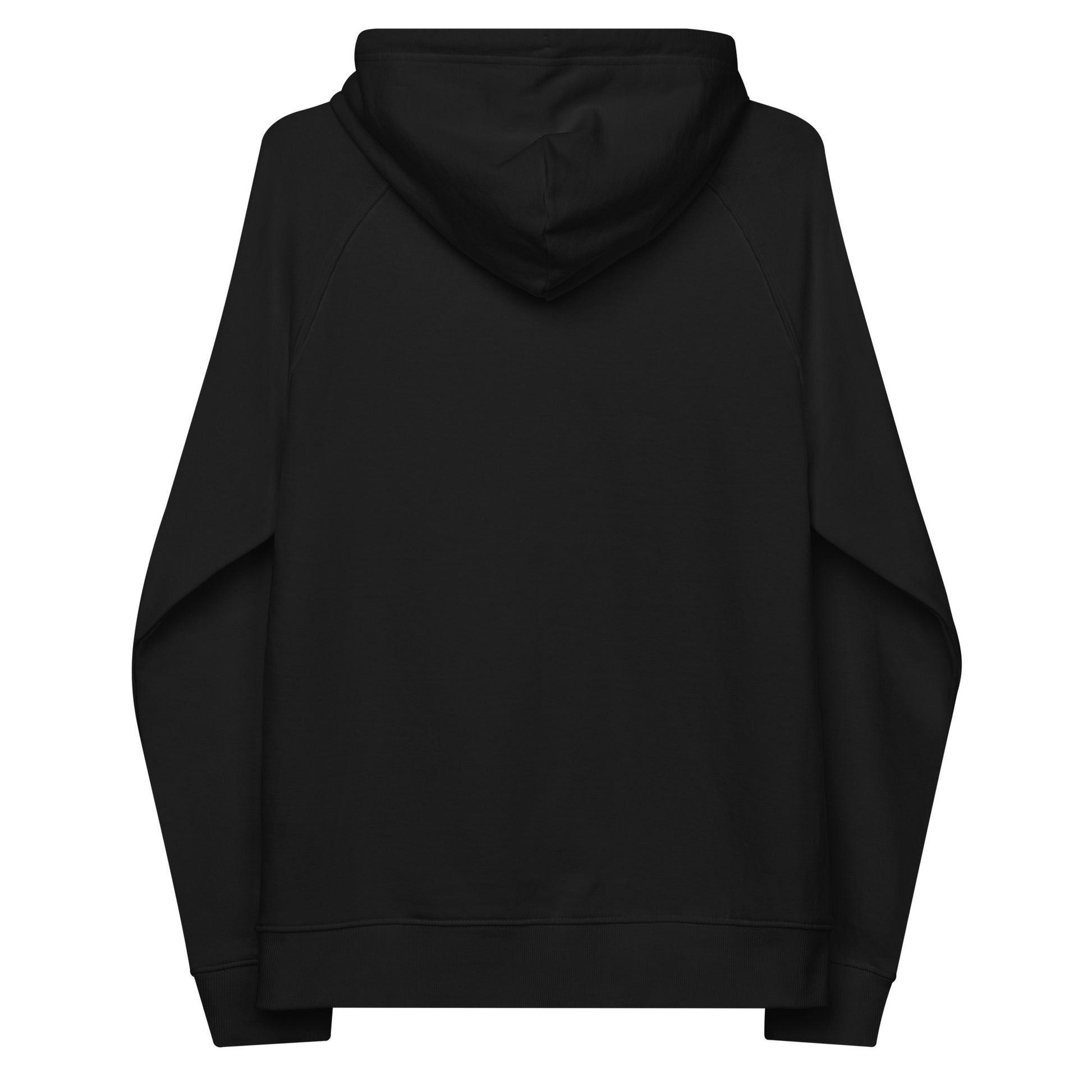 MAGA “Make America Go Away” Unisex eco raglan hoodie  from Rare Plus Apparel – unique movie & pop culture inspired design.