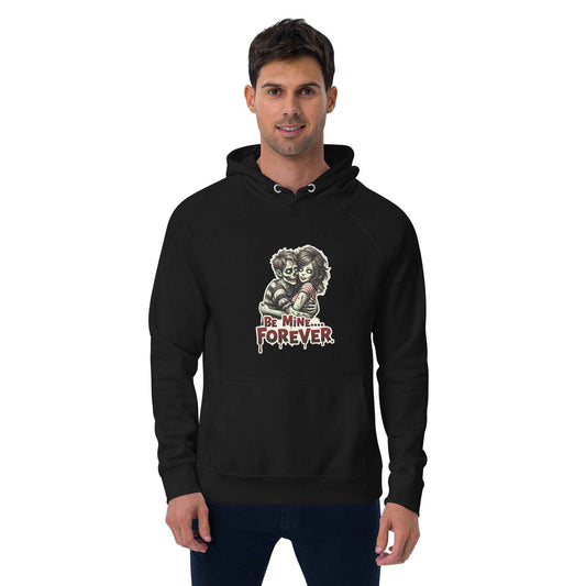Undead Love Unisex eco raglan hoodie