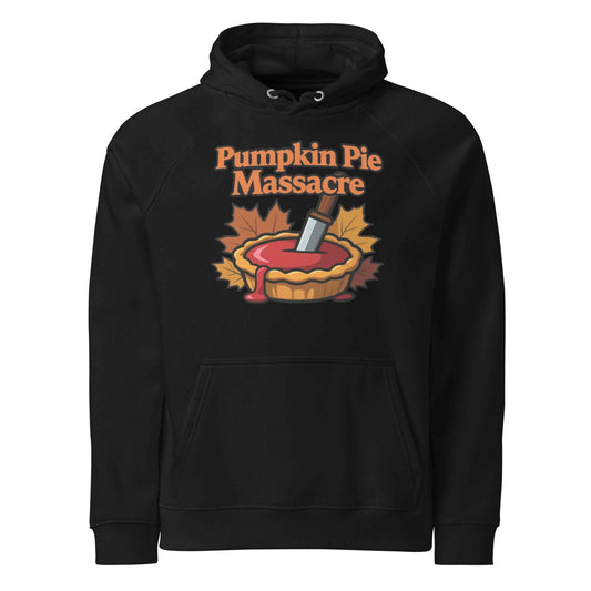 Pumpkin Pie Massacre Unisex eco raglan hoodie