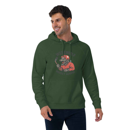 Werewolf Hockey League Unisex eco raglan hoodie