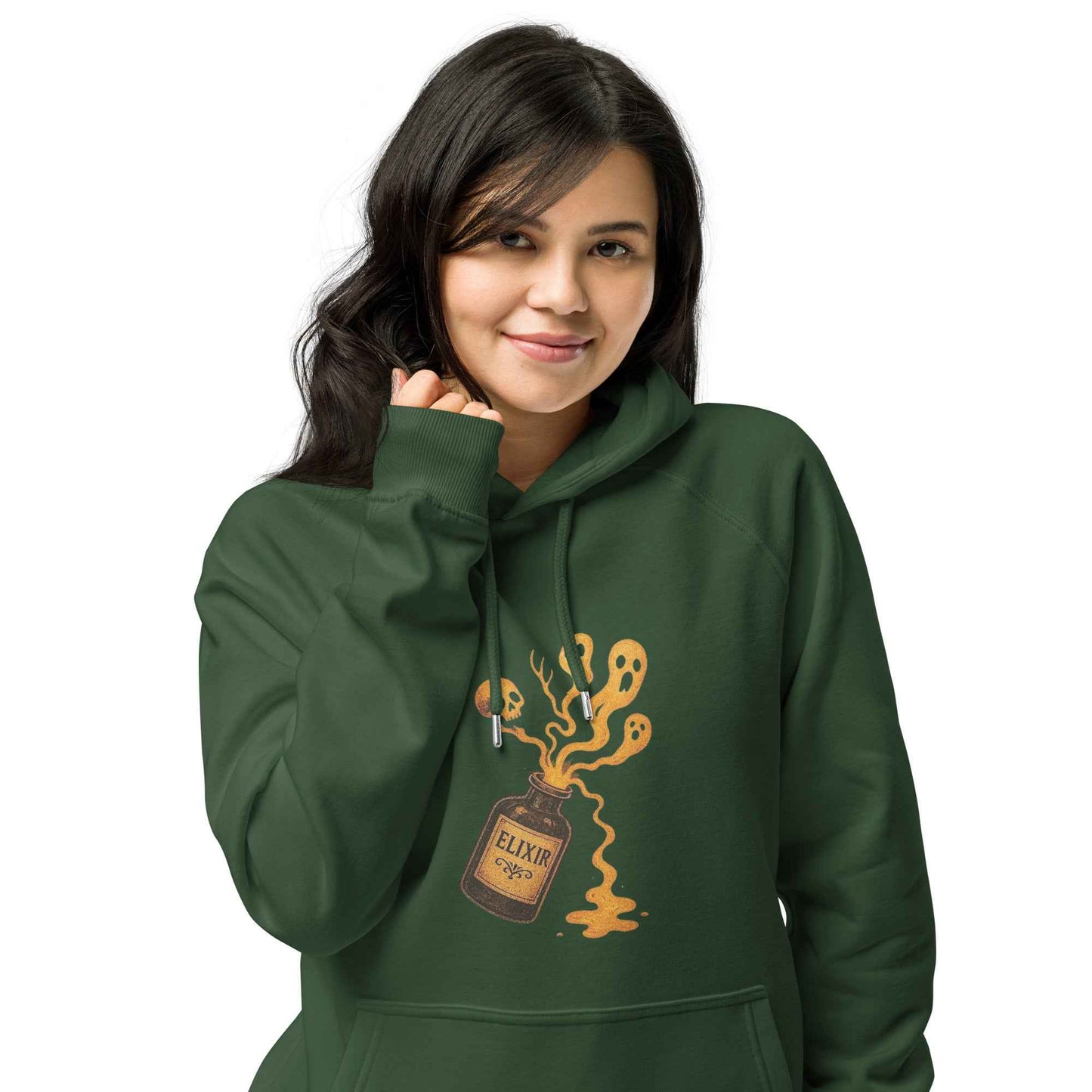 Vintage Horror Art hoodie Unisex eco raglan
