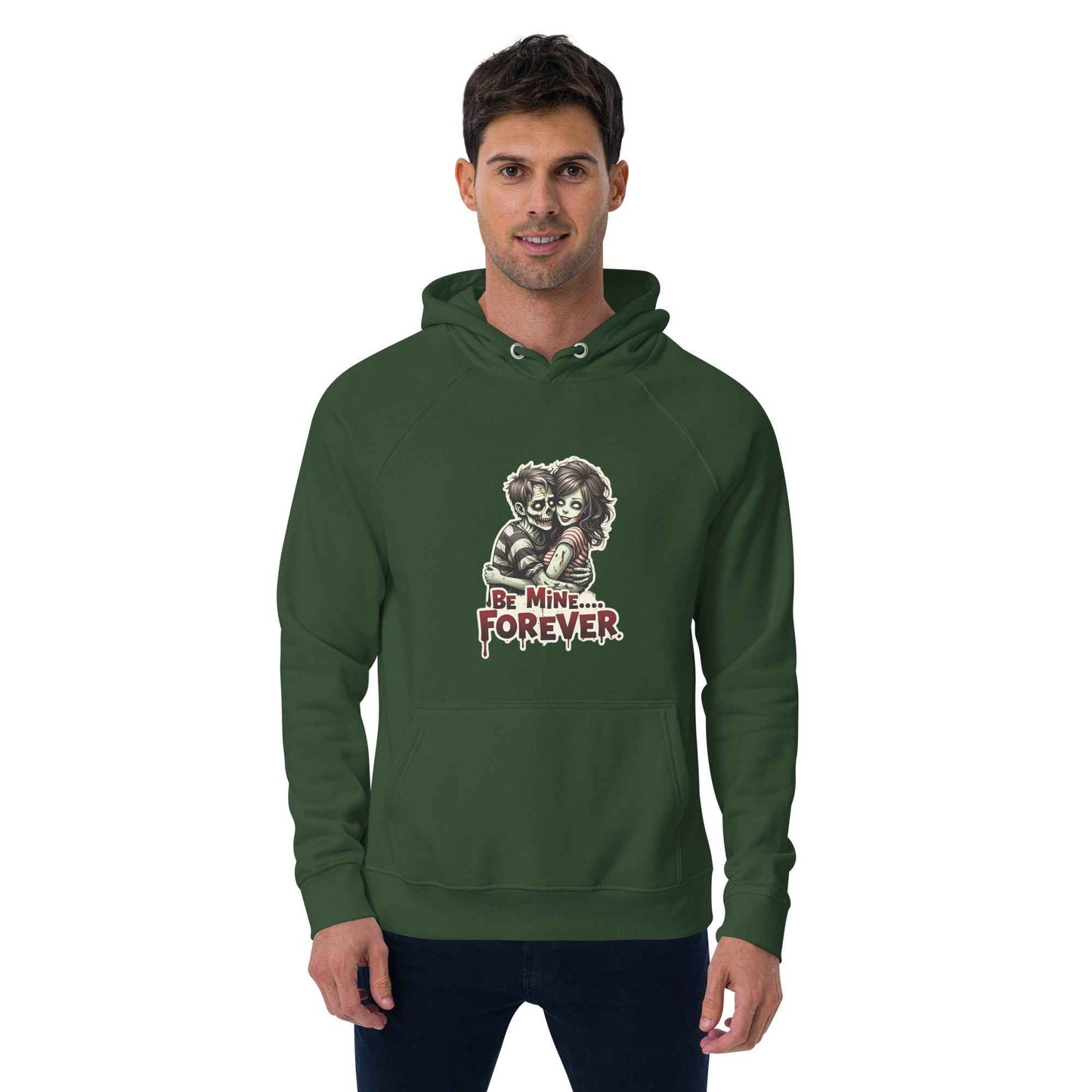 Undead Love Unisex eco raglan hoodie