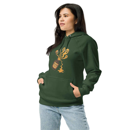 Vintage Horror Art hoodie Unisex eco raglan