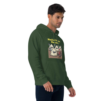 Mashed Potato Monsters Unisex eco raglan hoodie