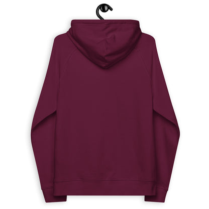 Cursed Media Unisex eco raglan hoodie  from Rare Plus Apparel – unique movie & pop culture inspired design.