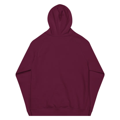 Maple Syrup Mafia Unisex eco raglan hoodie  from Rare Plus Apparel – unique movie & pop culture inspired design.