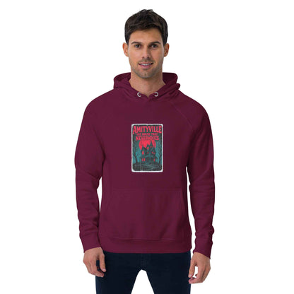 Amityville — The House That Never Dies Unisex eco raglan hoodie