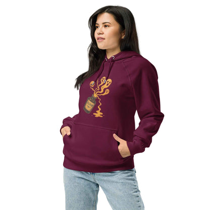 Vintage Horror Art hoodie Unisex eco raglan