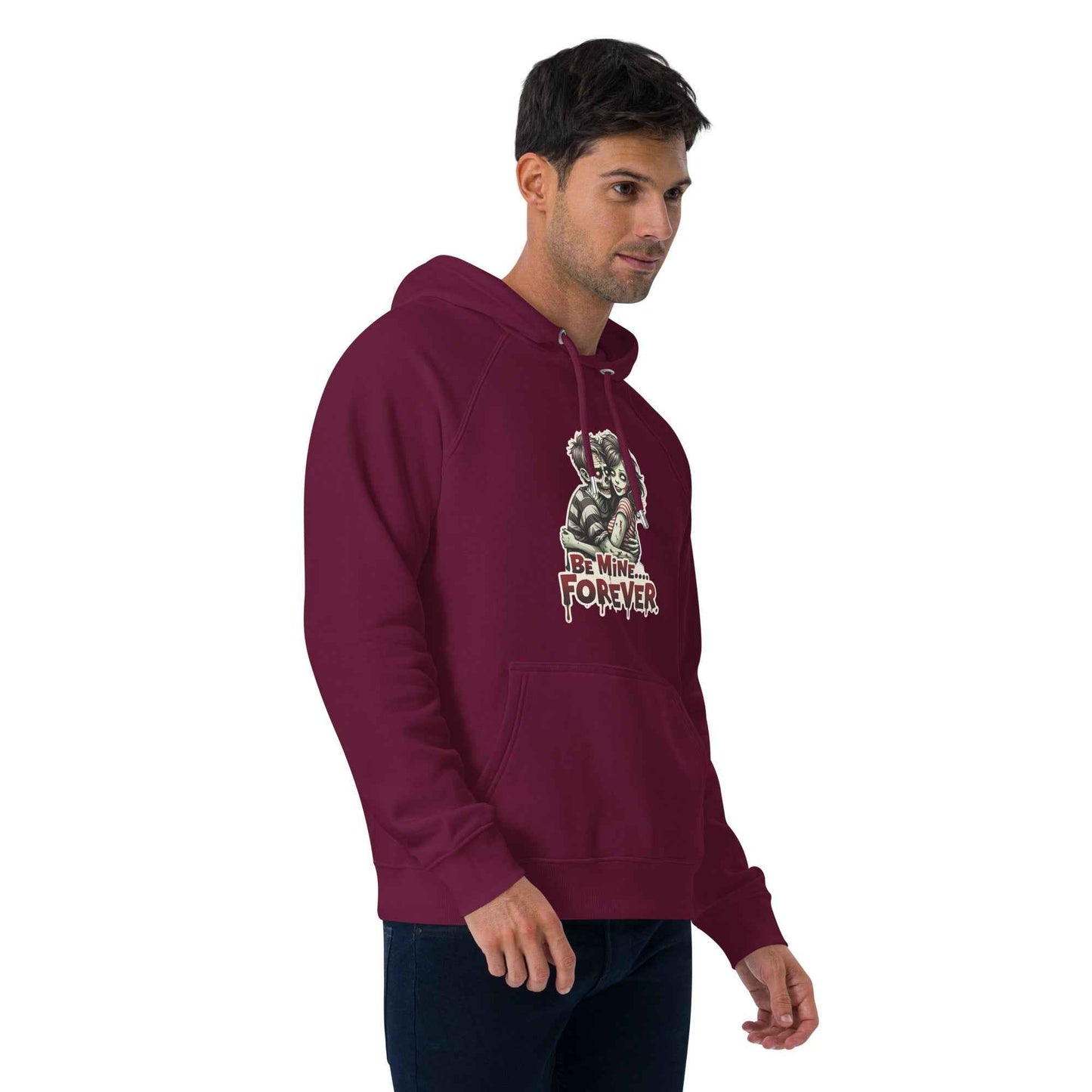 Undead Love Unisex eco raglan hoodie