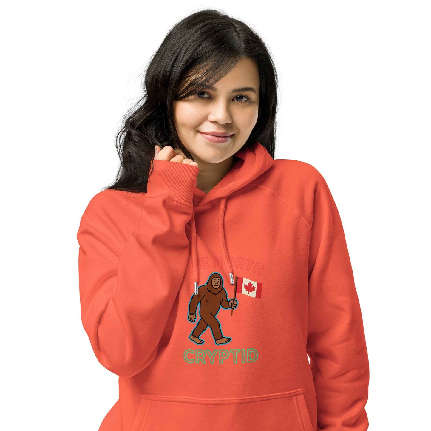 True North Cryptid Unisex hoodie eco raglan